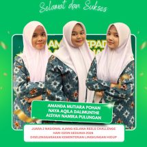 Keren! 3 Murid MAN Labuhanbatu Juara 2 Nasional Lomba Reels Hari Ozon KLH Tahun 2026