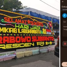 Papan Bunga Atas Nama Presiden RI Muncul di HUT Ke-81 Pemkab Labuhanbatu, Media Lakukan Konfirmasi ke Istana